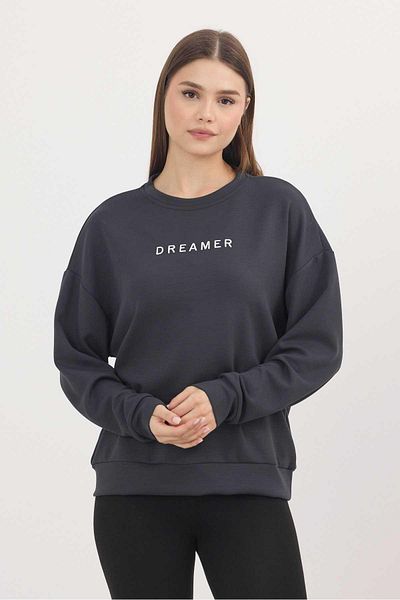 Rays 4004 Dreamer - Transpirație de culoare antracit cu detaliu de broderie