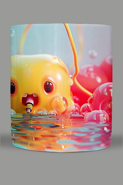 Fizello 3D Colors Themed Mug