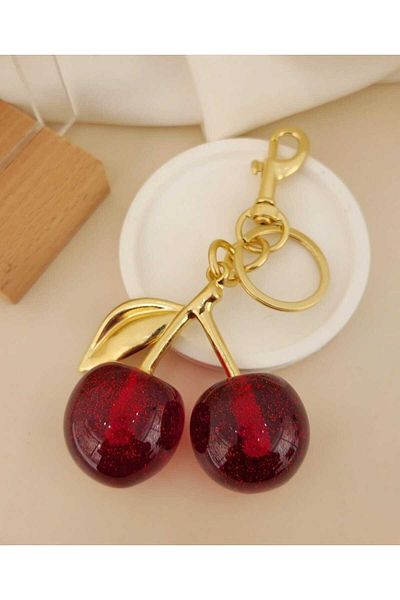 Bubbleatelier Cherry Bag Charm