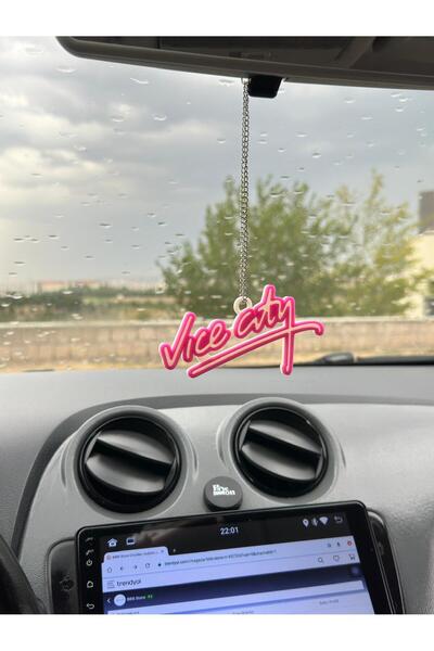 Vice City Dikiz Aynası Süsü - Araç İçi Aksesuar