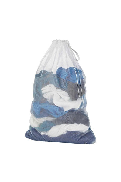 CocoVia ( 3 Adet ) Pratik İpli Çamaşır Yıkama Filesi, Torbası, Perde Yıkama Filesi ( 40 Cm X 60 Cm )