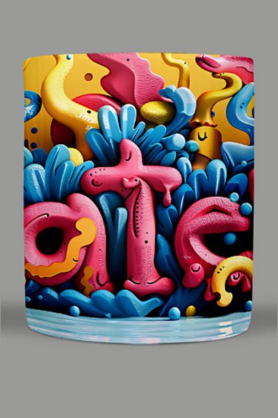 Fizello 3D Colors Themed Mug