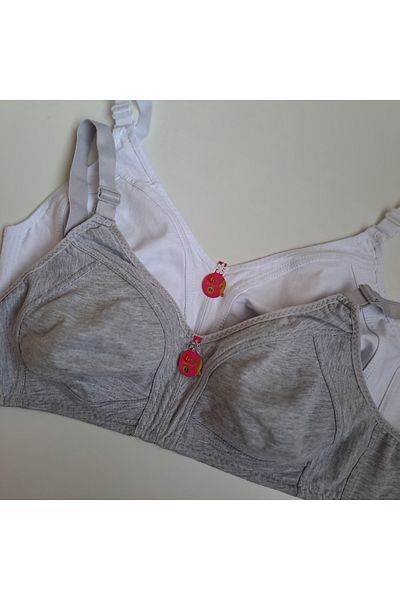 NARIYA Γυναικείο σουτιέν Plus Size Gatherer Wide Mold Βαμβακερό χτενισμένο χωρίς σύρμα Άνετο σουτιέν Mother Bra