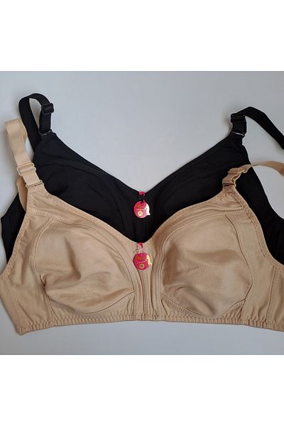 NARIYA Γυναικείο σουτιέν Plus Size Gatherer Wide Mold Βαμβακερό χτενισμένο χωρίς σύρμα Άνετο σουτιέν Mother Bra