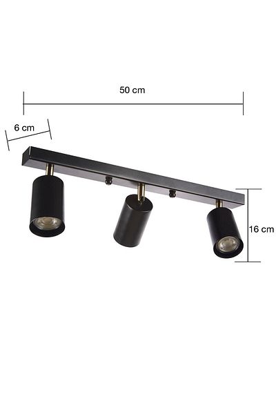 Bozyaka Aydınlatma Neron Decorative Metal Sconce with White & Black Movement (DAYLIGHT LED BULBS ARE INCLUDED!!!)