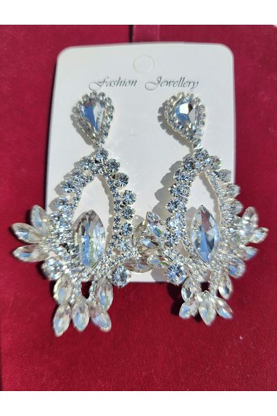 ARBABAG&ACCESSORY BRIDE-AFTER PARTY CRYSTAL STONE BIGUTER EARRING