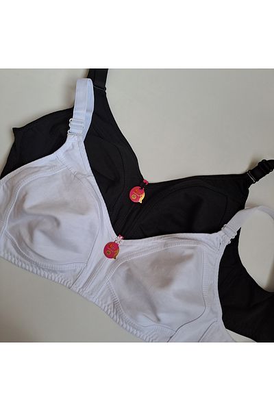 NARIYA Γυναικείο σουτιέν Plus Size Gatherer Wide Mold Βαμβακερό χτενισμένο χωρίς σύρμα Άνετο σουτιέν Mother Bra