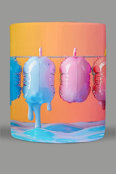 Fizello 3D Colors Themed Mug