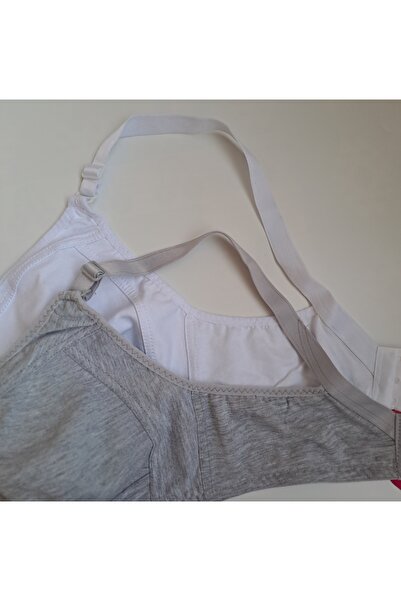 NARIYA Women's Bra Plus Size Recovery Wide Fit Cotton Combed Wire Free Comfortable Bra Mother's Bra