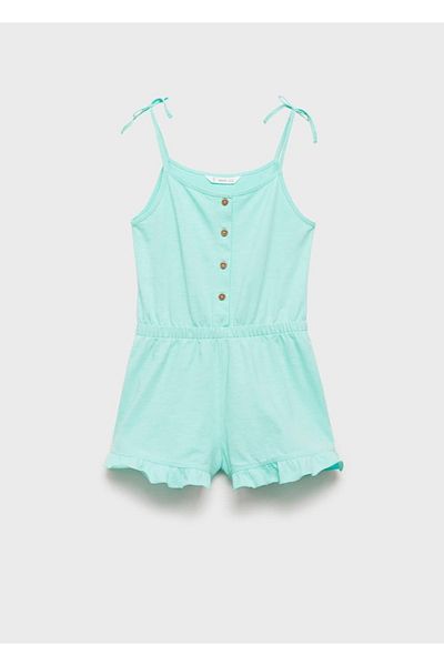 MANGO Kids Green Dress for Kids