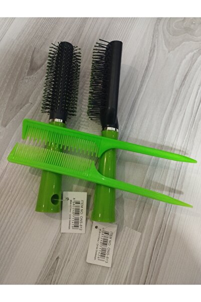 Lider MAGNESİA Hair Brush & Bowl Brush and 2 Comb Set