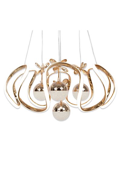 Zeda Teknoloji Spiral 3 Color Max 4 Ball Led Living Room Chandelier