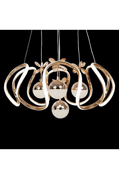 Zeda Teknoloji Spiral 3 Color Max 4 Ball Led Living Room Chandelier