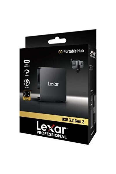 Lexar PROFESSIONAL GO PORTABLE HUB LPASL400-RNBNG 10GbE USBC HUB