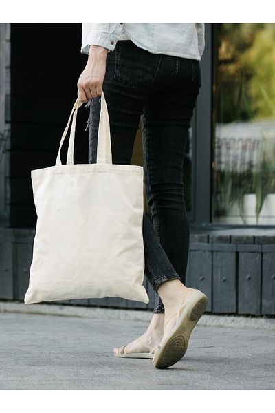 pintiorg Unprinted Raw Cloth Bag Punch 35x40cm 20 Pieces