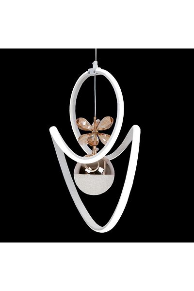 Zeda Teknoloji Almond 3 Color Single Ball Led Chandelier