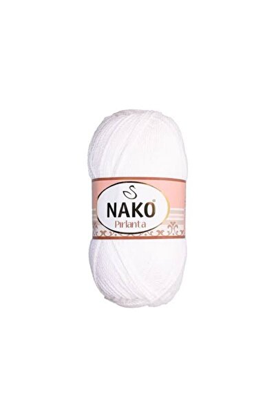 NAKO Νήμα πλεξίματος στο χέρι Diamond 208 White Amigurumi