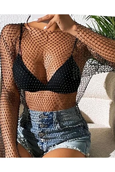 Kardelen Блузка з камінням