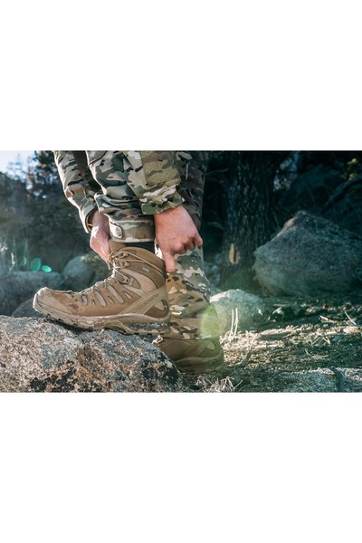 Salomon Lowa Gore-Tex® Su Geçirmez Tactical Bot Özel Kuvvetler Askeri Botu Erkek Bot KUM