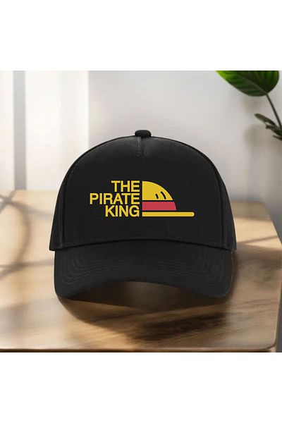 LEIVOR Черна шапка със закопчалка Luffy The Pirate King