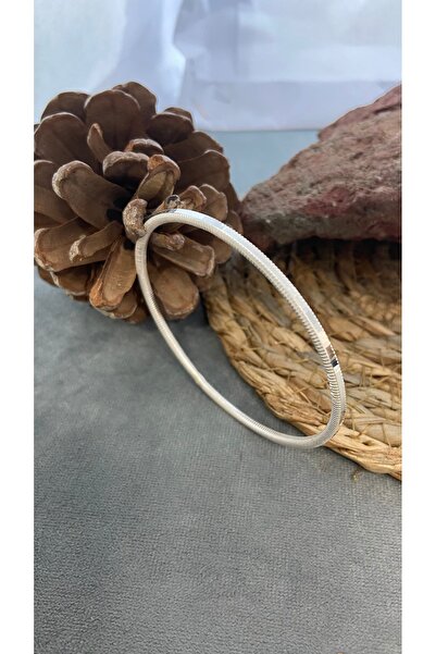 Midyat Artuklu Gümüşçülük Tırtıklı Model Ajda Gümüş Bilezik