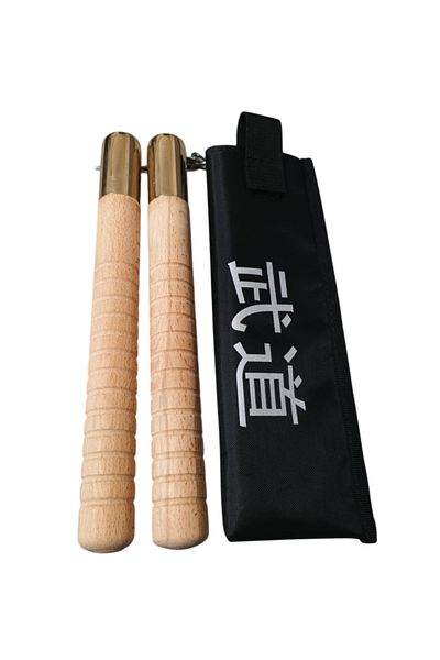 A³Store Υψηλής ποιότητας Sports Nançaku - Ξύλο, Σετ με τσάντα, Προπόνηση, Mınşika