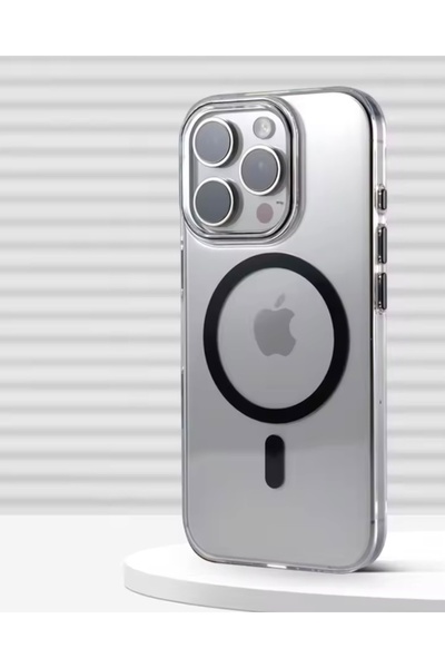 KILIF HOUSE Iphone 16 Pro Uyumlu Lens Hediyeli İnce Sararmaz Mika Magsafe Kılıf