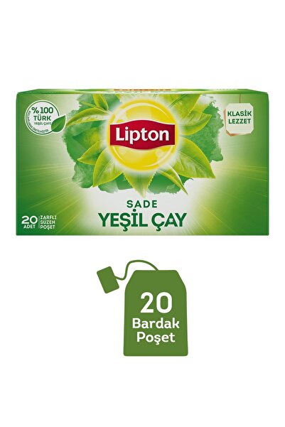 Lipton Berrak Yeşil Bardak Poşet Çay 20'li