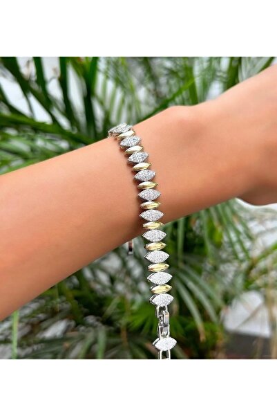 Liora Gold Ellipse Model Zircon Stone Special Series Bracelet