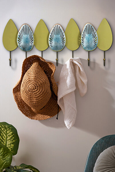 ENZODEKOR Dekorenzo Dekoratif Demir Duvar Askısı - Metal Askılık - Elbise Askısı