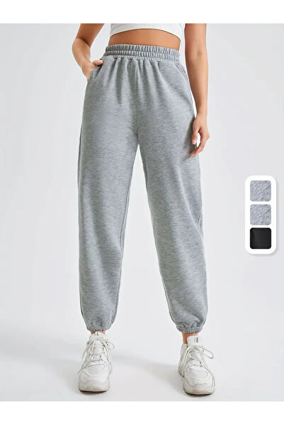 CAONNES Trening gri elastic - cu picior elastic, care elimină transpirația SH...