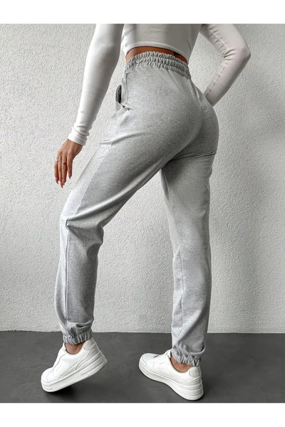 CAONNES Trening gri JOGGER cu elastic flexibil - Material care elimină transp...