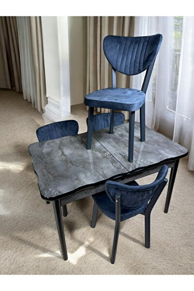 loretto MUTFAK MASA TAKIMI 4 KİŞİLİK  GLOSS MAX ( MDF )