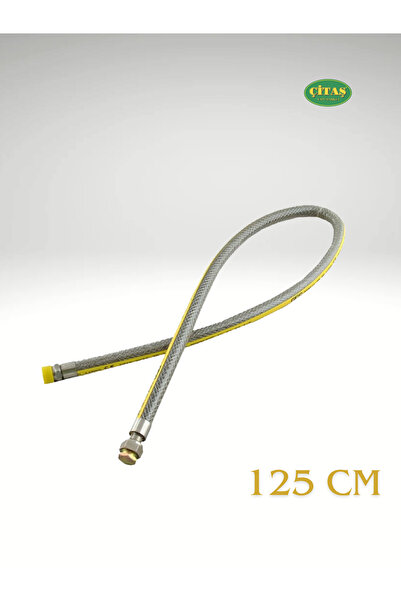 PAK Ocak İçi̇n 125 Cm Yeni̇ Ti̇p Doğalgaz Flexi̇  (1/2 - 1/2)