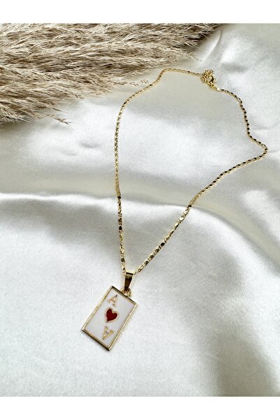 Eylülün Takısı قلادة نموذج بطاقة اللون الذهبي