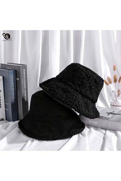 Betülce Trend Peluş Kürklü Balıkçı Şapka
