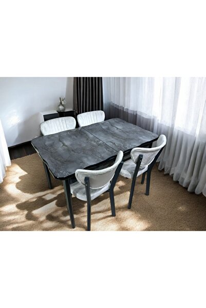 loretto MUTFAK MASA TAKIMI 4 KİŞİLİK  GLOSS MAX ( MDF )