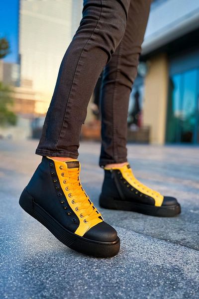Chekich Kömen Ch167 Gst Blazer Men's Boots Black - Yellow