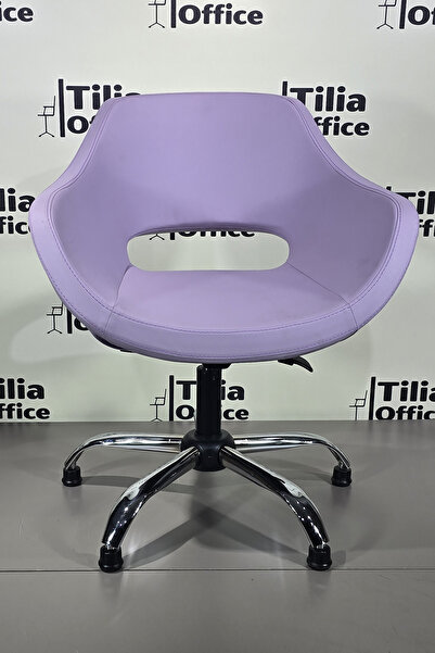 Tilia Monaco Çalışma Kesim Kuaför Koltuğu Yonca Sabit Krom Ayak