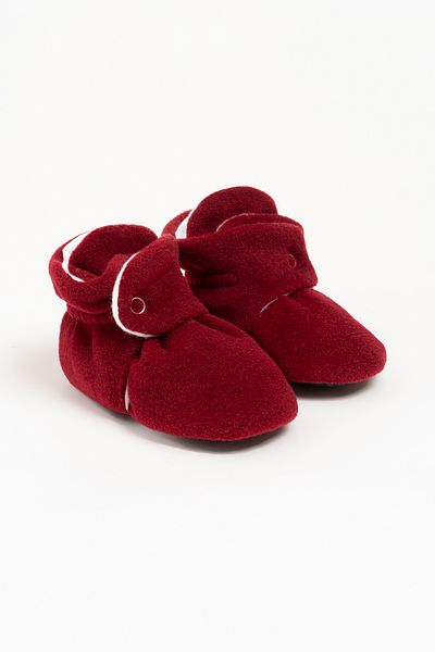 BabyZilla Cotton Lined Non-slip Sole - Adjustable Snap Fastener Baby Sleeve and Home Shoes