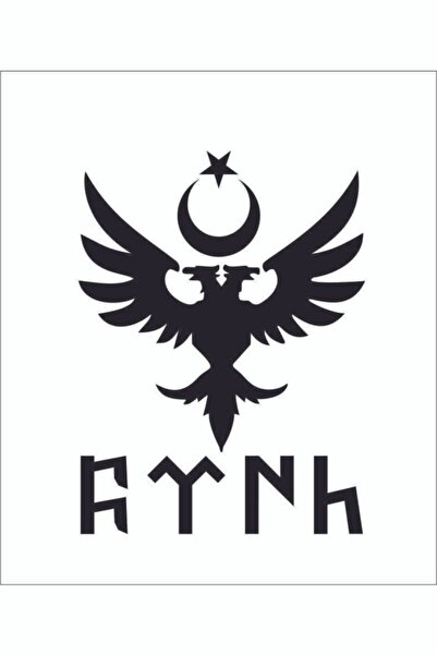 HEDİYENE BAK Kartal Çift Başlı Kartal Türk Sticker Oto Araba Sticker Modifiye...