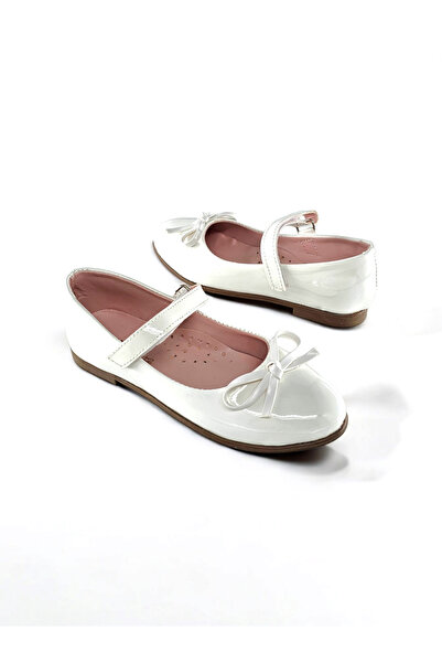 Julshen Παπούτσια μπαλαρίνας για κορίτσια με μουστάκι φιόγκο