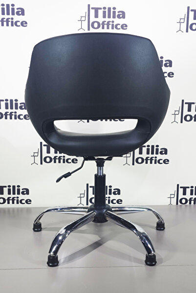 Tilia Monaco Çalışma Kesim Kuaför Koltuğu Yonca Sabit Krom Ayak