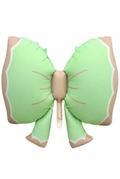 Öz-bal Stylish Foil Balloon in Retro Pink, Green Bow Shape - Fun Party Decora...