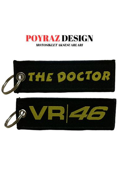 Rebon MotoDesign The Doctor Vr46 Keychain
