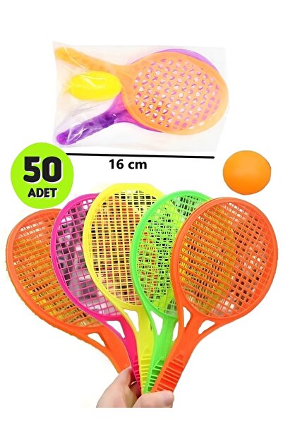 Bundeba Oyuncak 50'li Set Plastik Raket Karne Hediyesi Doğum Günü Hediyesi 16 Cm Mini Boy Raket