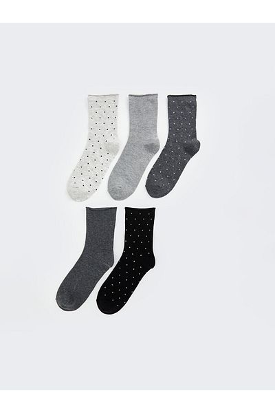 LC Waikiki Pack of 5 Patterned Women's Socks - S50677Z8