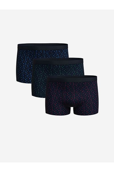 LC Waikiki Standard Mold Cotton Flexible Men's Boxers 3-Piece