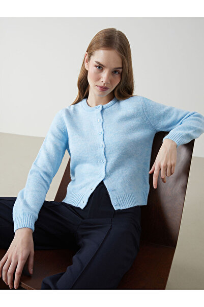 LC Waikiki Crew Neck Women's Knitwear Cardigan - W4Hs94Z8