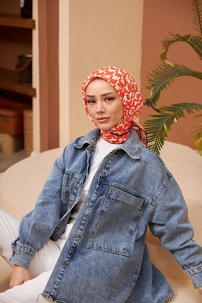 İpekhan Aura Soft Scarf Houndstooth - Πλακάκι 1155-16